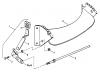 Snapper ODP21400 - 21" Walk-Behind Mower, 4 HP, Steel Deck, Series 0 Ersatzteile Front Wheel Bracket